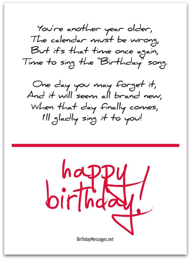 Teen Birthday Poems 109