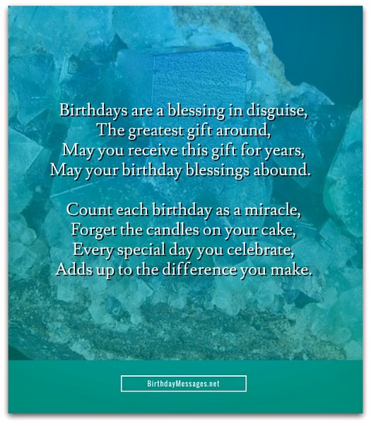 Sentimental Birthday Poems: Sentimental Birthday Messages