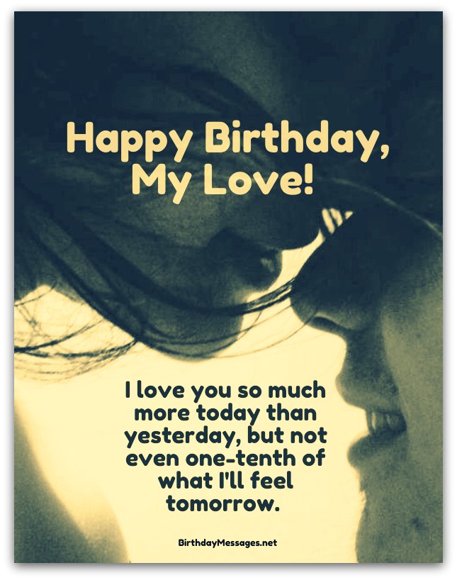 Romantic Birthday Wishes Birthday Messages For Lovers