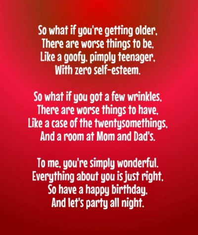Birthday Poems - Original Poems for Birthdays