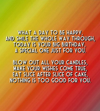 Birthday Poems - Original Poems for Birthdays