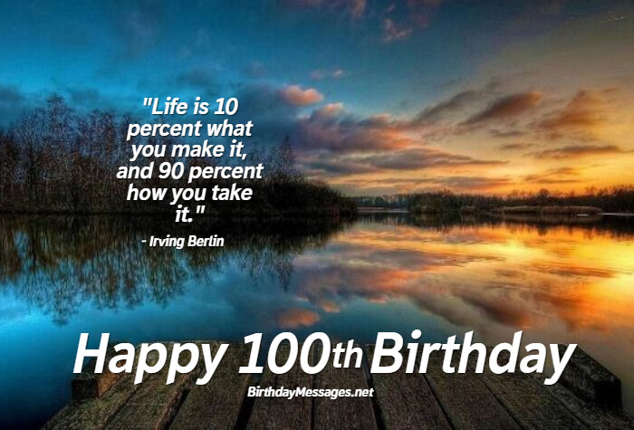 100th Birthday Wishes & Quotes – Birthday Messages for 100 Year Olds 100th Birthday Wishes & Quotes – Birthday Messages for 100 Year Olds