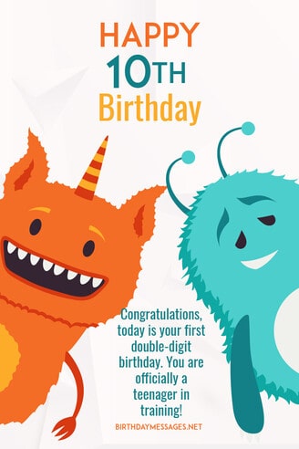 10th Birthday Wishes for Kids Joining the Double Digits Club 10th Birthday Wishes for Kids Joining the Double Digits Club