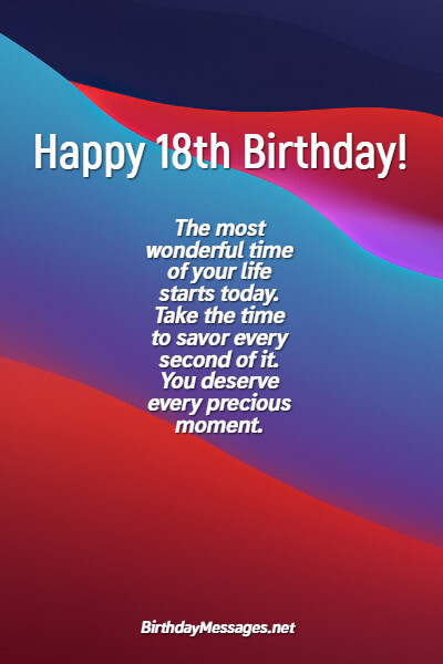 18th Birthday Wishes & Quotes: Birthday Messages for 18 Year Olds