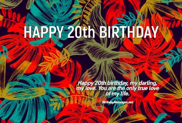 20th Birthday Wishes: Birthday Messages for 20 Year Olds