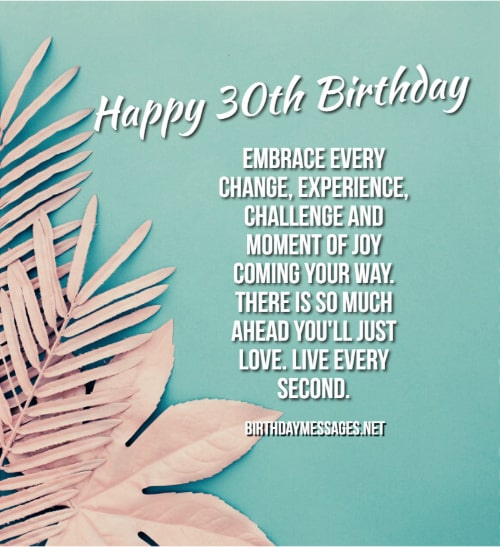 30th Birthday Wishes for the Thirtysomethings in Your Life