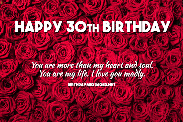 30th Birthday Wishes - Happy 30th Birthday Messages 30th Birthday Wishes - Happy 30th Birthday Messages