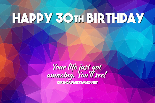 30th Birthday Wishes & Quotes: Happy 30th Birthday Messages