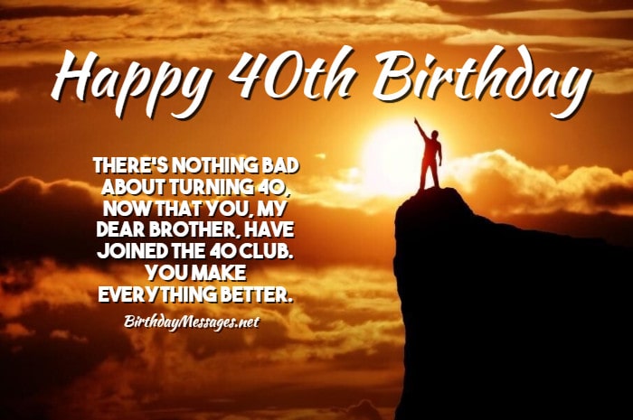 40th Birthday Wishes & Quotes: Birthday Messages for 40 Year Olds