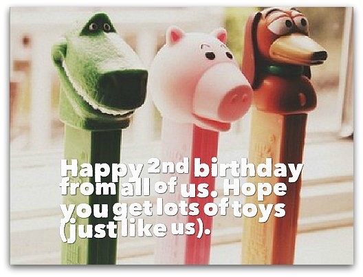2nd Birthday Wishes - Birthday Messages for 2 Year Olds
