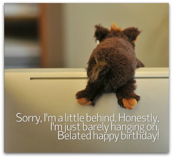 Belated Birthday Wishes - Page 3