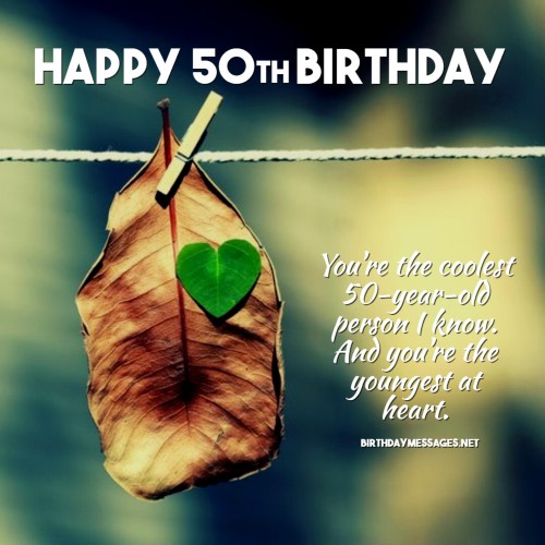 50th Birthday Wishes & Quotes - Happy 50th Birthday Messages