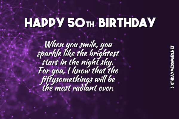 50th Birthday Wishes & Quotes - Happy 50th Birthday Messages