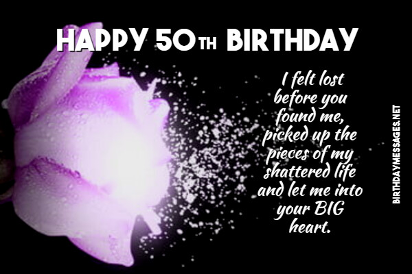 50th Birthday Wishes & Quotes - Happy 50th Birthday Messages