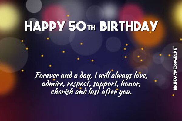 50th Birthday Wishes & Quotes - Happy 50th Birthday Messages