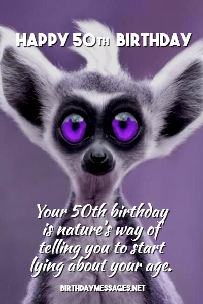 50th Birthday Wishes & Quotes - Happy 50th Birthday Messages