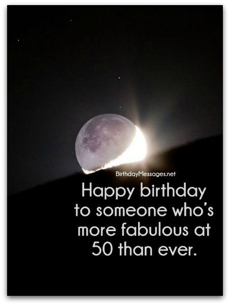 50th Birthday Wishes & Quotes - Happy 50th Birthday Messages