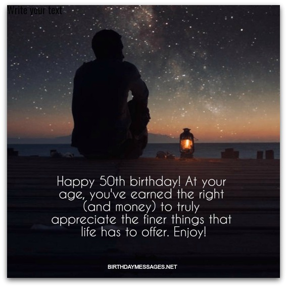 50th Birthday Wishes & Quotes - Happy 50th Birthday Messages