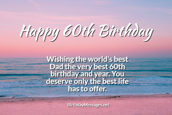 60th Birthday Wishes & Quotes - Birthday Messages for 60 Year Olds