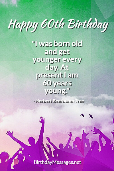 60th Birthday Wishes & Quotes - Birthday Messages for 60 Year Olds