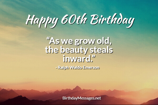 60th Birthday Wishes & Quotes - Birthday Messages for 60 Year Olds