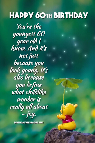 60th Birthday Wishes & Quotes - Birthday Messages for 60 Year Olds