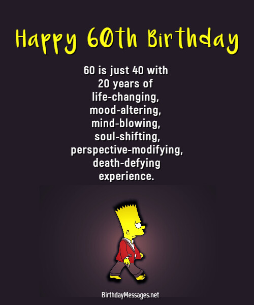 60th Birthday Wishes For The