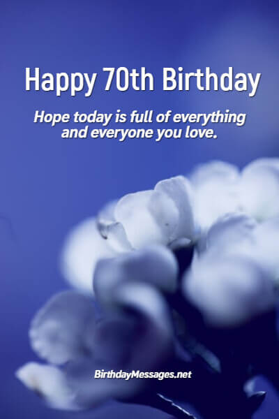 70th Birthday Wishes & Quotes: Birthday Messages for 70 Year Olds