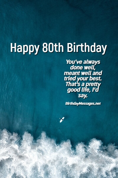 80th Birthday Wishes & Quotes: Birthday Messages for 80 Year Olds