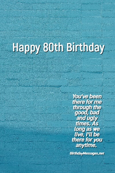 20+ Happy 80Th Birthday Messages