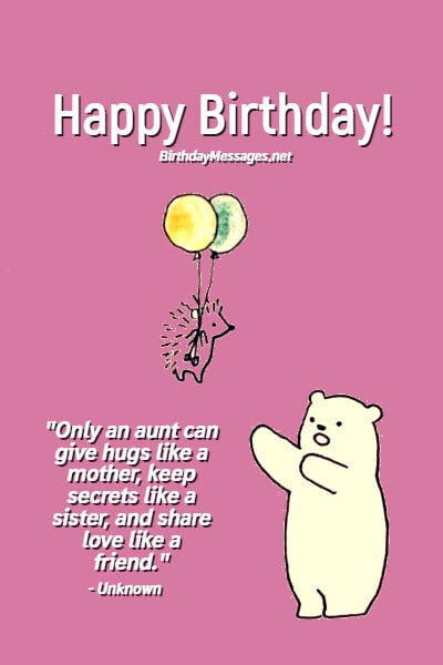 Aunt Birthday Wishes & Quotes: 100+ Birthday Messages for Aunts