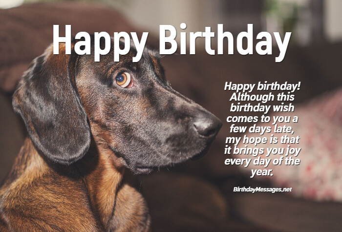 Belated Birthday Wishes: Belated Happy Birthday Messages