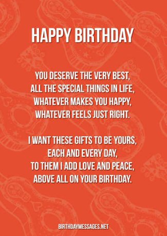 Birthday Poems Heartfelt Humorous Happy Birthday Poems