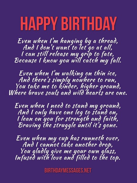 birthday poems for myself