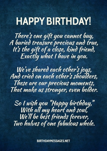 Birthday Poems Heartfelt Humorous Happy Birthday Poems