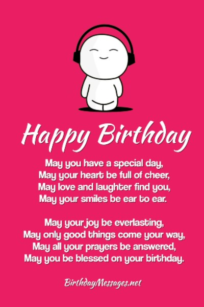 Birthday Poems Heartfelt Humorous Happy Birthday Poems