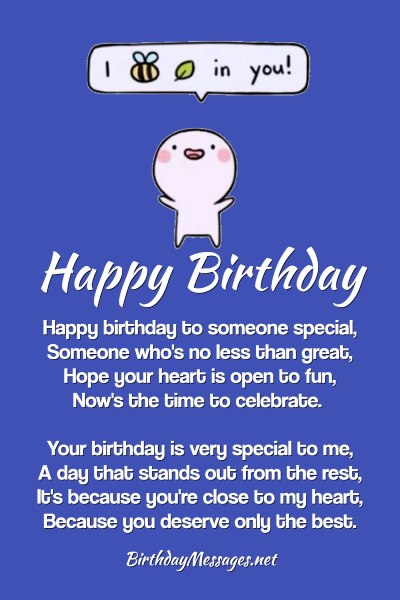 Birthday Poems Heartfelt Humorous Happy Birthday Poems