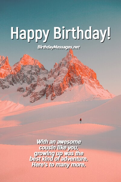 Cousin Birthday Wishes & Quotes: 100+ Birthday Messages for Cousins Cousin Birthday Wishes & Quotes: 100+ Birthday Messages for Cousins
