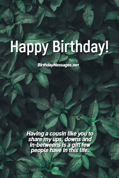 Cousin Birthday Wishes & Quotes: 100+ Birthday Messages for Cousins Cousin Birthday Wishes & Quotes: 100+ Birthday Messages for Cousins