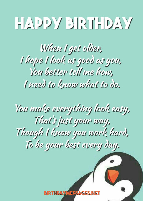 Cute Birthday Poems - Cute Birthday Messages Cute Birthday Poems - Cute Birthday Messages
