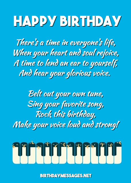 Cute Birthday Poems - Cute Birthday Messages Cute Birthday Poems - Cute Birthday Messages