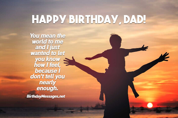 Heartfelt Dad Birthday Wishes As Awesome As Your Father