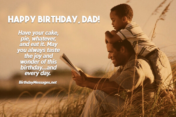 Happy Birthday Dad Messages From Son Dad Birthday Wishes & Quotes - Birthday Messages For Dads