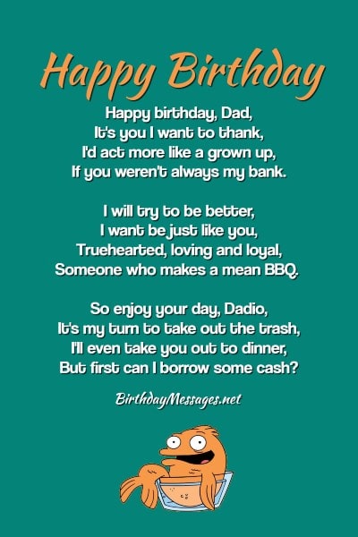 Funny Birthday Poems - Funny Birthday Message & eCard