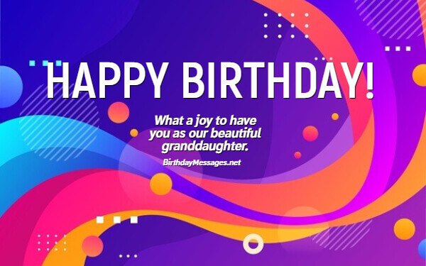 Granddaughter Birthday Wishes & Quotes: Sweet Birthday Messages