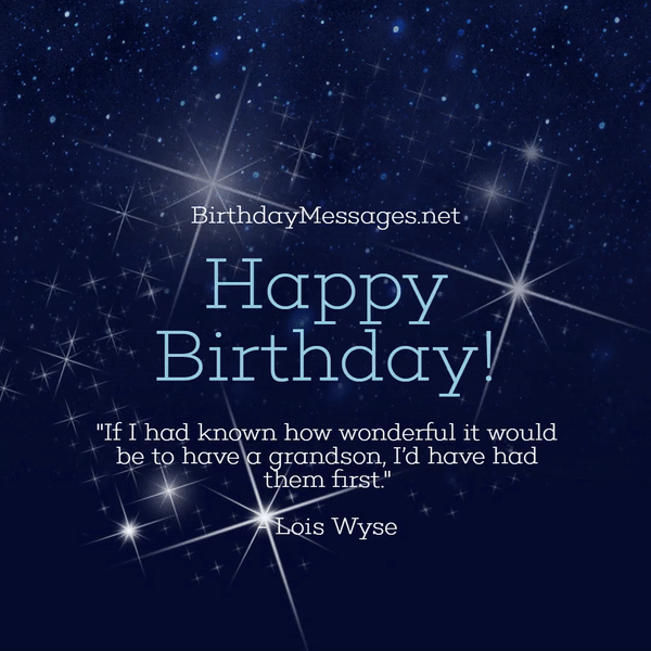 Grandson Birthday Wishes & Quotes: Birthday Messages for Grandsons Grandson Birthday Wishes & Quotes: Birthday Messages for Grandsons