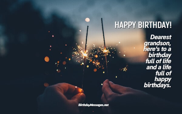 Grandson Birthday Wishes & Quotes: Birthday Messages for Grandsons