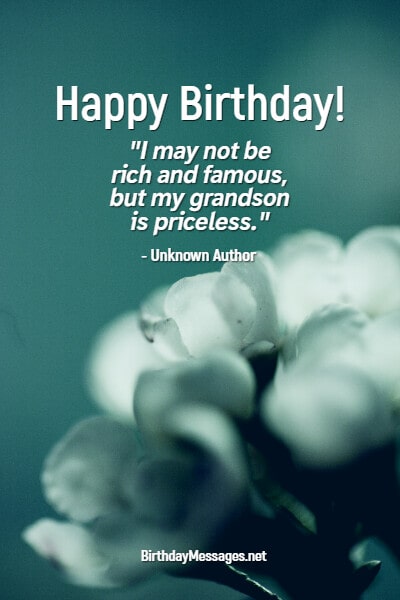 Grandson Birthday Wishes & Quotes: Birthday Messages for Grandsons