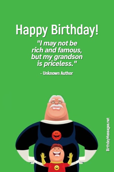 Grandson Birthday Wishes & Quotes: Birthday Messages for Grandsons