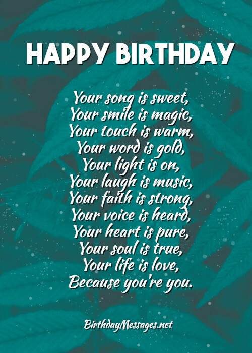 Inspirational Birthday Poems Uplifting Poems For Birthdays